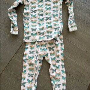 Burt's Bees Baby Butterfly Print Pajama Set